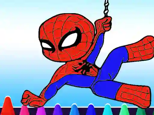 Permainan Spiderman Coloring book talian