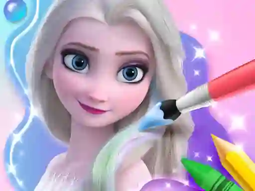 Permainan Coloring Book For Elsa talian