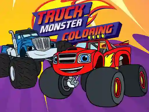 Permainan Baze and the monster machines Coloring Book talian