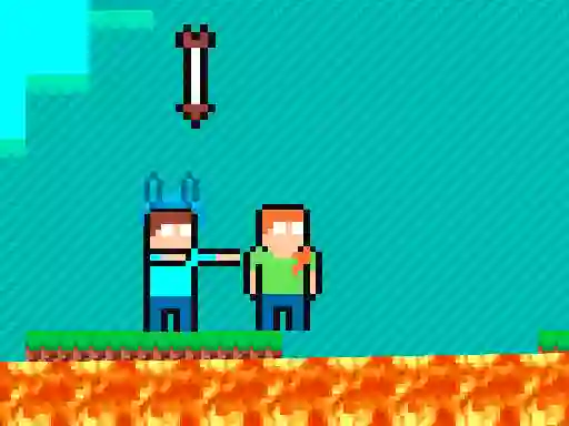 Permainan Pixel Battle Upward talian