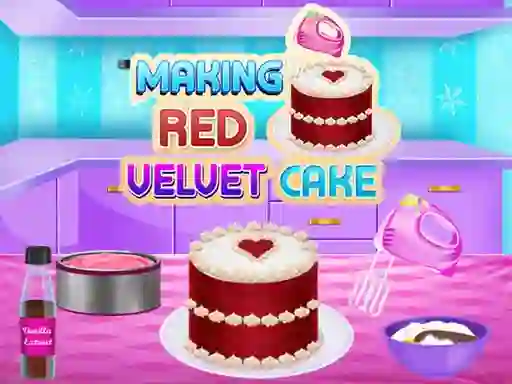 Permainan Making Red Velvet Cake talian