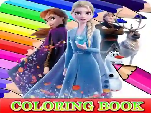 Permainan Coloring Book for Frozen Elsa talian