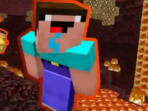 Permainan Noob Parkour: Nether talian