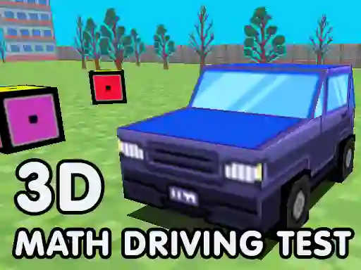 Permainan 3D Math Driving Test talian