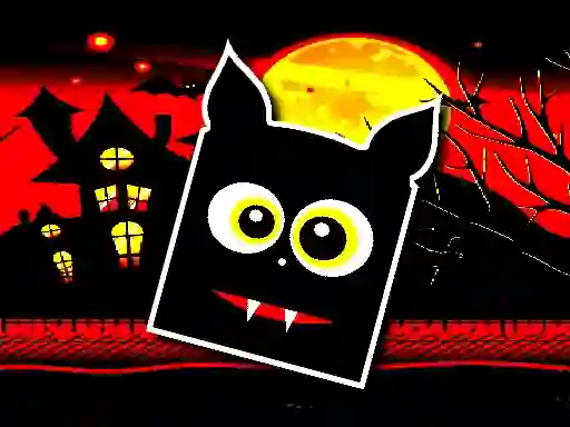 Permainan Halloween Geometry Dash talian