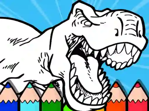 Permainan Coloring Dinos For Kids talian