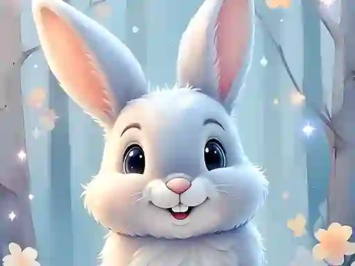Permainan Easter Bunny Coloring Book talian