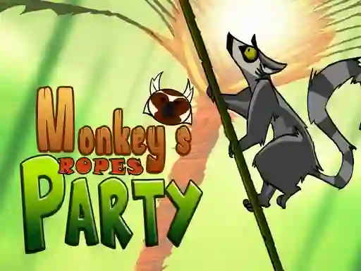 Permainan Monkey's ropes party talian