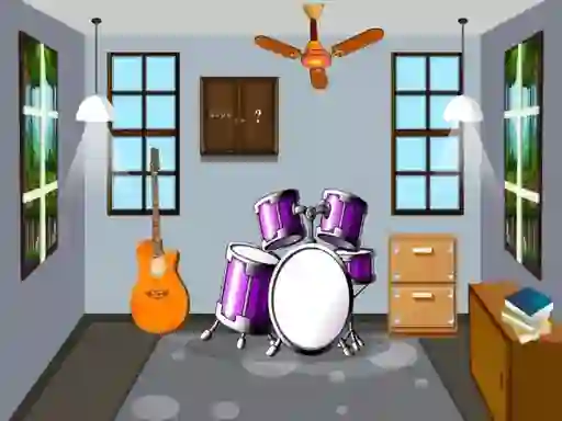 Permainan Musician House Escape talian