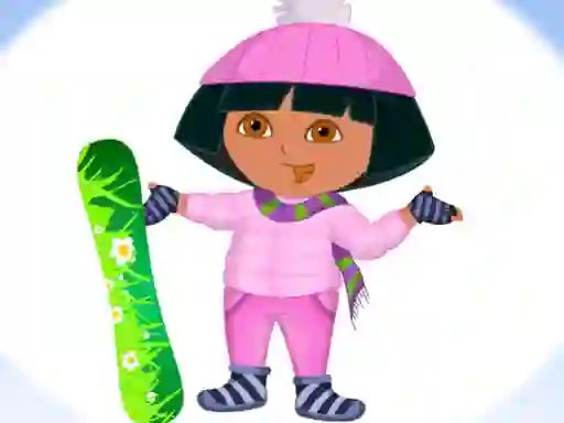 Permainan Dora Ski Winter Dressup talian