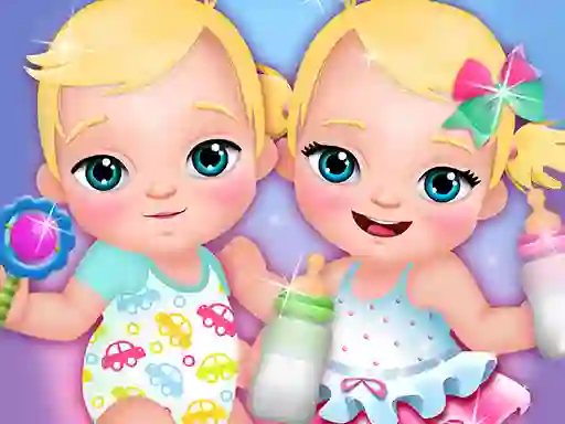 Permainan My New Baby Twins talian