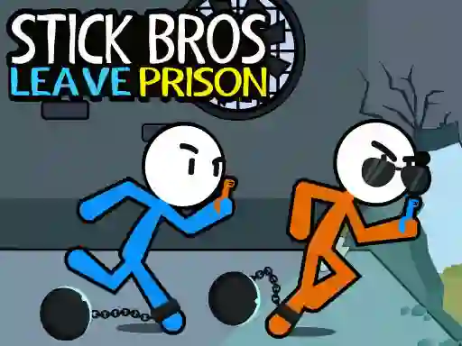 Permainan Stick Bros Leave Prison talian