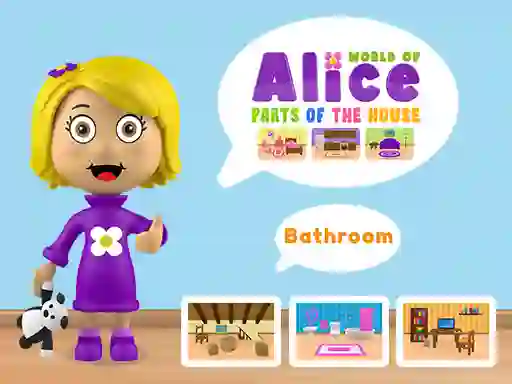 Permainan World of Alice Parts of the House talian
