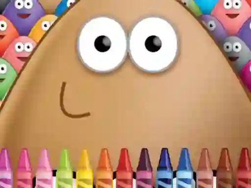 Permainan Pou Coloring talian