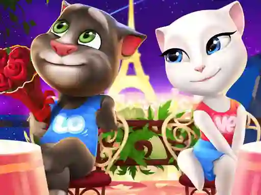 Permainan Talking Tom and Angela Coloring talian