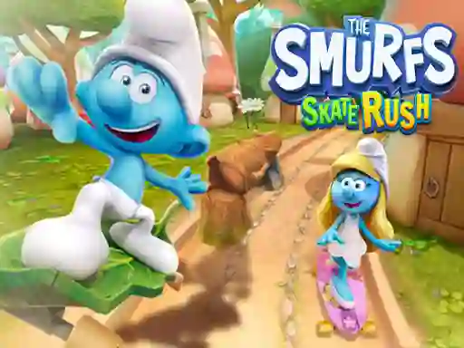 Permainan The Smufrs Skate Rush talian