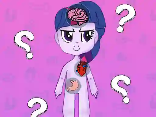 Permainan My Little Pony Learning The Body talian