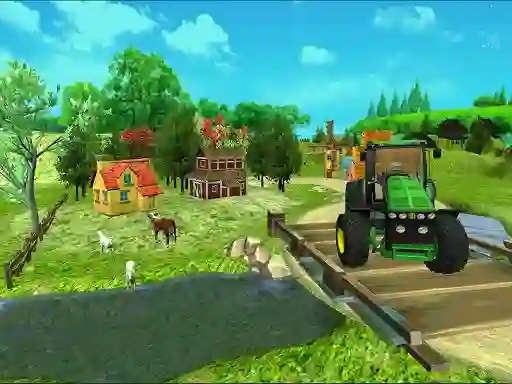 Permainan Cargo Tractor Farming Simulation Game talian