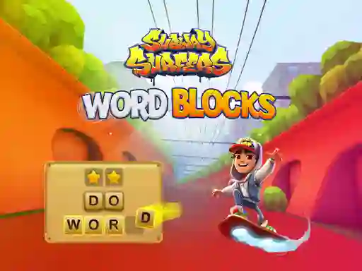 Permainan Subway Surfers Word Blocks talian