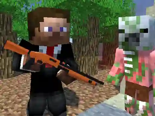 Permainan Zombie Shooter Survival talian