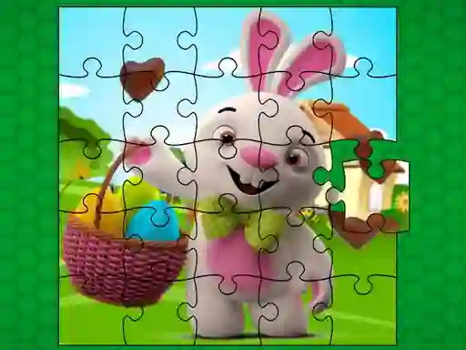 Permainan Easter Bunny Eggs Jigsaw talian