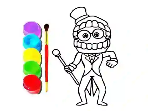 Permainan Digital Circus Click and Paint talian