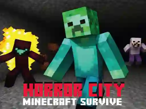 Permainan Horror City Minecraft Survive talian