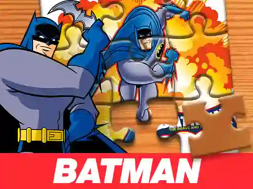 Permainan Batman The Brave and the Bold Jigsaw Puzzle talian