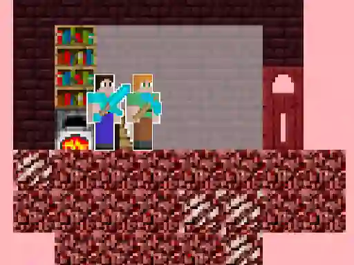 Permainan Alex and Steve Nether talian