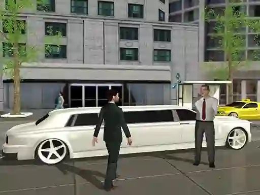 Permainan Limo Taxi Driving Simulator: Limousine Car Games talian
