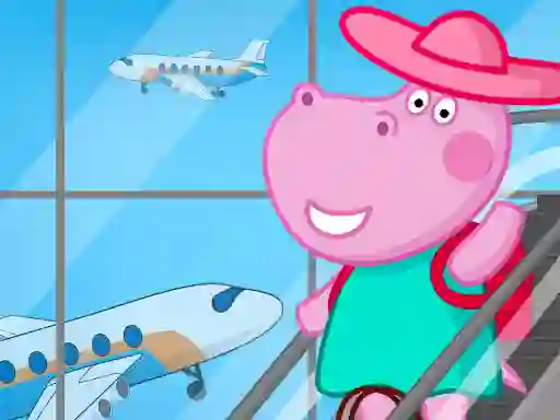 Permainan Hippo Family Airport Adventure talian