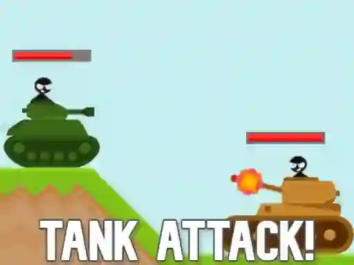 Permainan Stickman Tanks talian