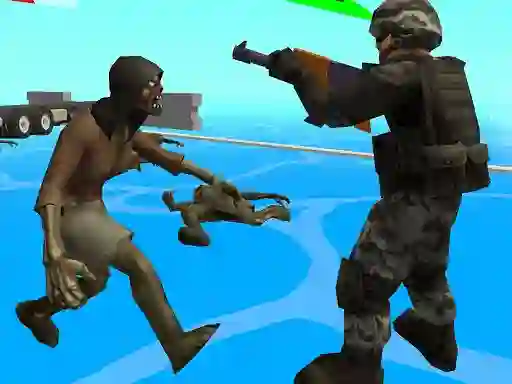 Permainan Zombie Wars TopDown Survival talian