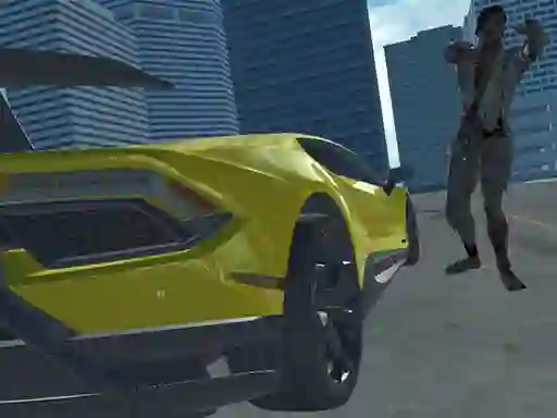 Permainan Supercars zombie driving 2 talian