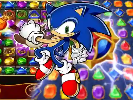 Permainan Sonic Gold Match 3 talian