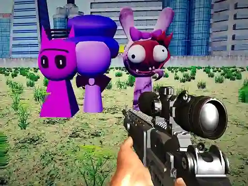Permainan Sprunki Sniper Squid Game talian