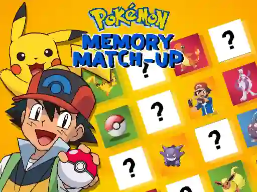 Permainan Pokemon Memory Match-Up talian