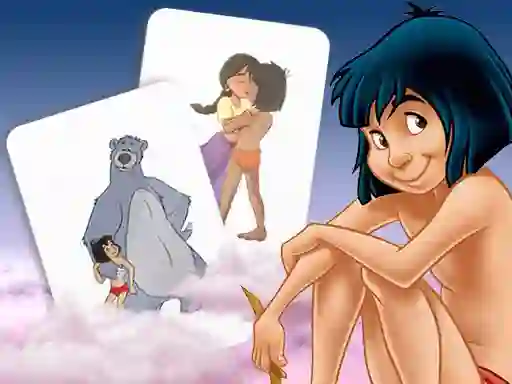 Permainan Mowgli Memory card Match talian