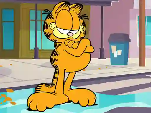 Permainan Garfield Jigsaw Puzzle talian