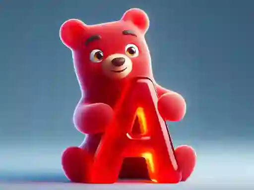 Permainan Gummy Letter Pop talian