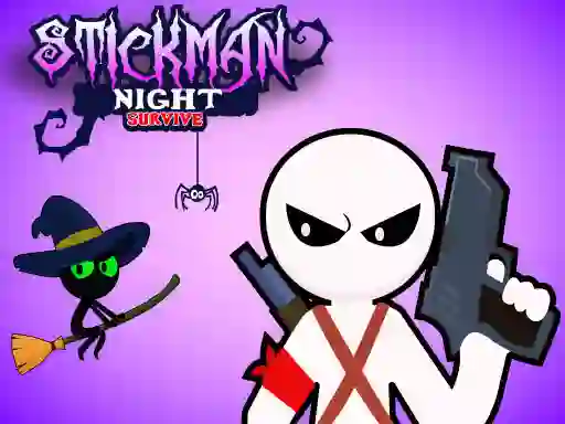 Permainan Stickman Night Survive talian
