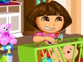 Permainan Dora Bayi malas Prihatin  talian