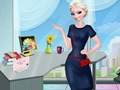 Permainan Elsa Dress Up menerusi  talian