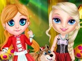 Permainan Little Elsa di Red Hood talian