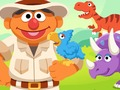Permainan 123 Sesame Street: Penjagaan Hari Dinosaur Ernie  talian