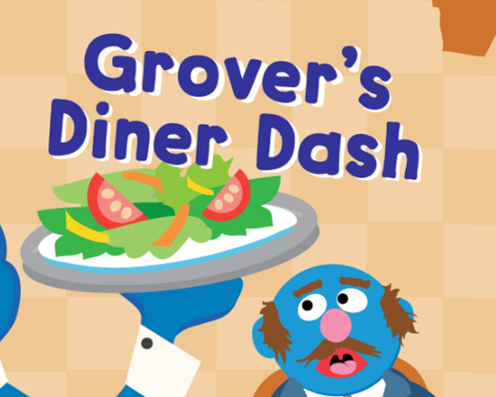 Permainan 123 Sesame Street: Grover's Diner Dash talian