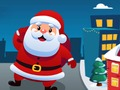 Permainan Santa lari melalui jalan-jalan bandar  talian