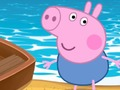Permainan Piggy mencari jalan laut talian