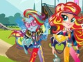 Permainan Gadis dari Equestria. Permainan Persahabatan: Motocross  talian