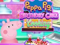 Permainan Memasak Kek Hari Lahir Peppa Babi  talian